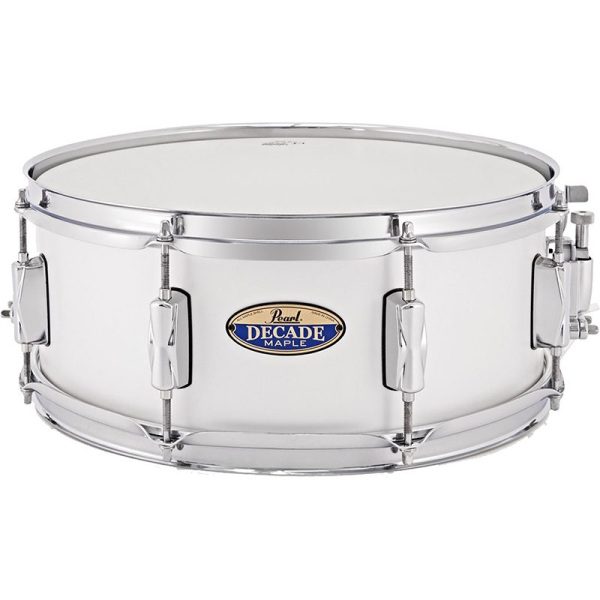 Pearl Decade Maple 14 x 5.5 Snare Drum - White Satin