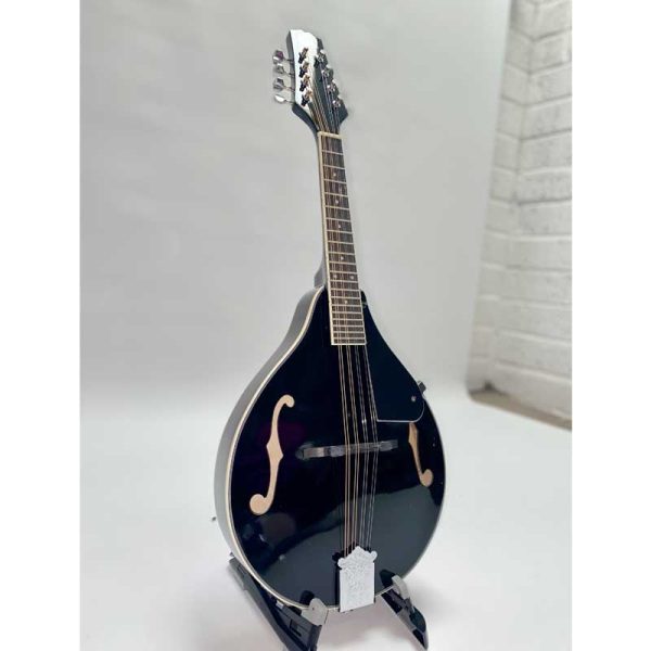 Koda A Style Mandolin with Padded Bag - Black AM10LABK - Image 3