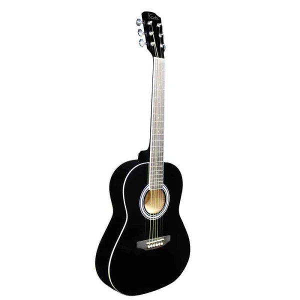 Koda 3/4 Size Acoustic Guitar Pack Steel String - Black - Image 5