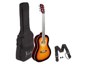 Koda 3/4 Size Acoustic Guitar Pack Steel String - Sunburst