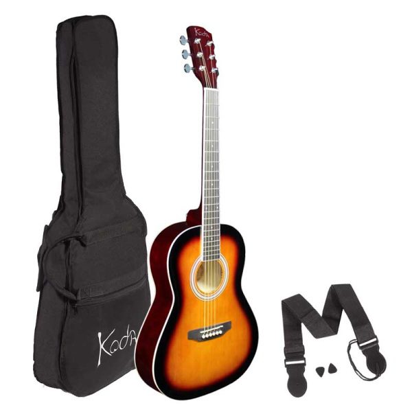 Koda 3/4 Size Acoustic Guitar Pack Steel String - Sunburst