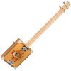 Lace Cigar Box Electric Guitar - 4 String - Secret Society