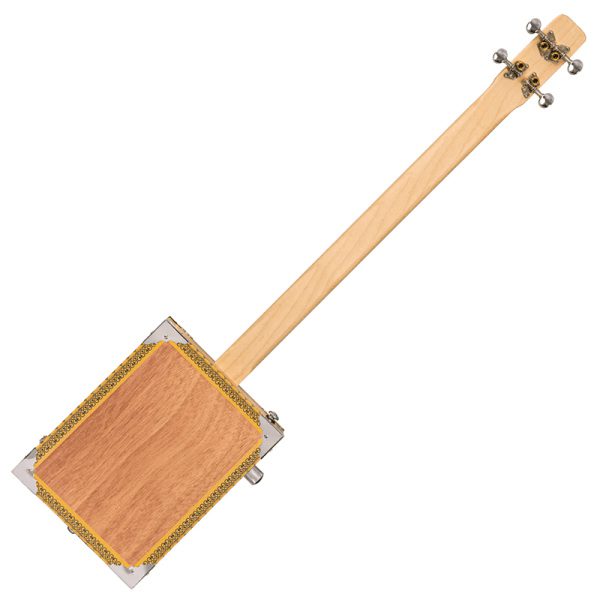 Lace Cigar Box Electric Guitar - 4 String - Secret Society - Image 4