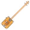 Lace Cigar Box Electric Guitar - 4 String - Secret Society - Image 5