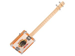 Lace Cigar Box Electric Guitar - 4 String - Big Wolf