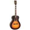 Vintage VE130 VSB Historic Series Folk Electro-Acoustic Guitar - Vintage Sunburst - Image 4