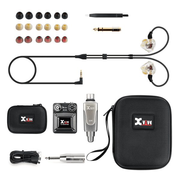 Xvive In-Ear Monitor Wireless System w/Monitors + Case - Image 6