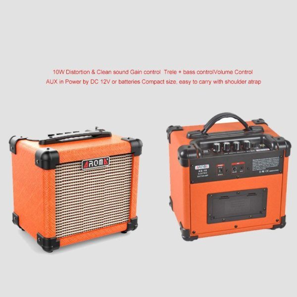 Aroma AG10OR 10w Electric Guitar Amplifier - Orange