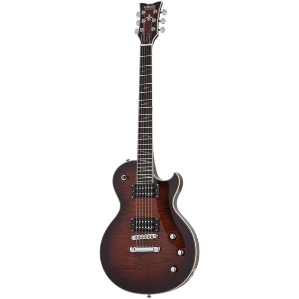 Schecter Solo II Supreme - Cats Eye Black Burst