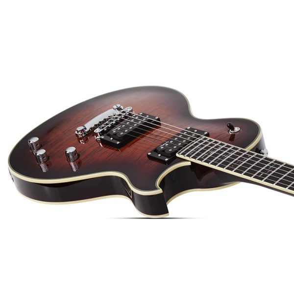 Schecter Solo II Supreme - Cats Eye Black Burst - Image 7