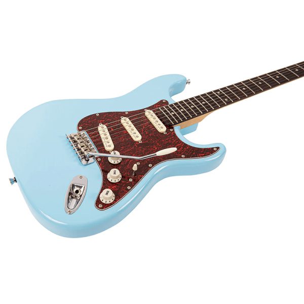 Vintage V60 Coaster Series Electric Guitar Pack - Laguna Blue - Image 9