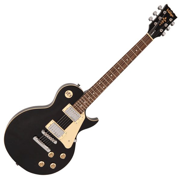 Vintage V10 Coaster Series Electric Guitar Pack -Boulevard Black - Image 5