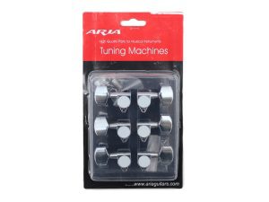 Aria AT-240G Acoustic Guitar Machineheads 3 A Side - Chrome