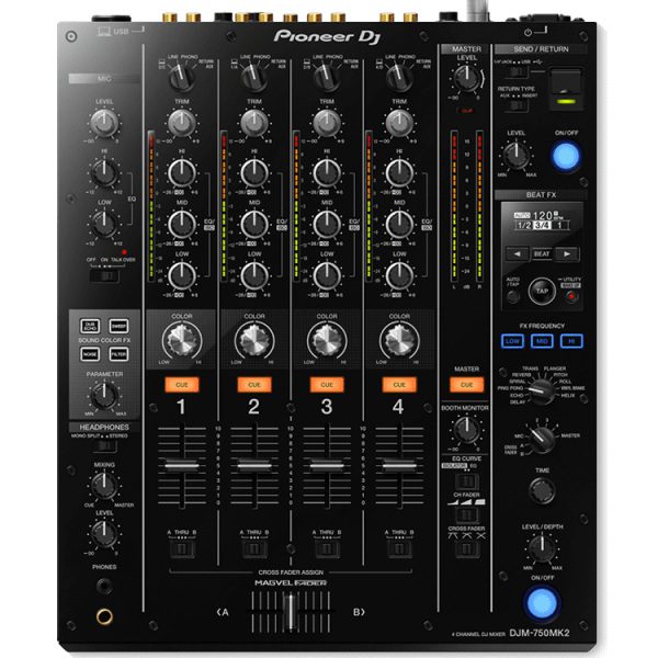 Pioneer DJ DJM-750 Mk2 4-Channel Performance DJ Mixer