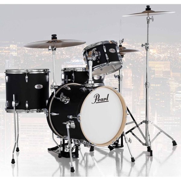 Pearl Midtown Bag Set MDT564/C-D572 Drum Kit - Matte Asphalt Black - Image 4