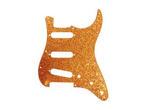 D'andrea S-Style Stratchplate - Gold Sparkle