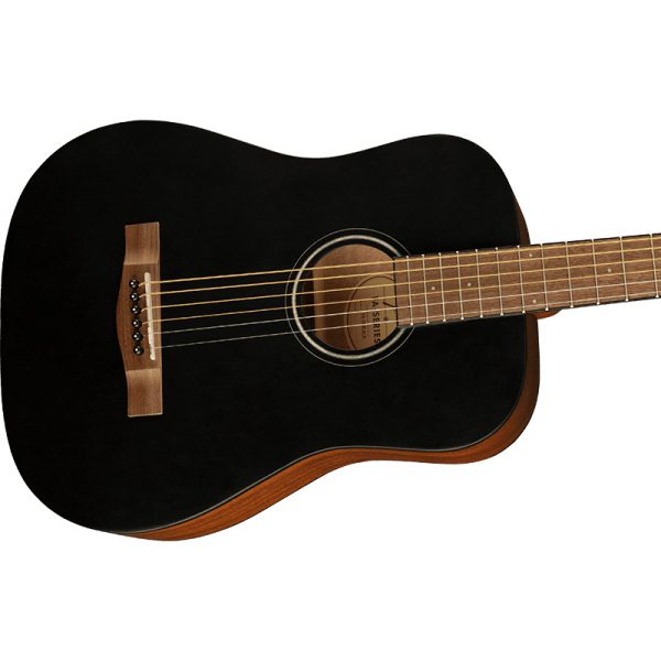 Fender FA-15 3/4 Steel String Acoustic - Black - Image 3