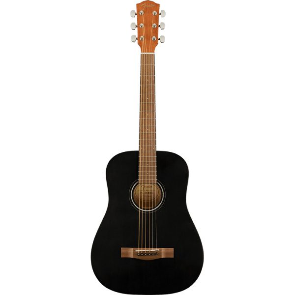 Fender FA-15 3/4 Steel String Acoustic - Black - Image 5