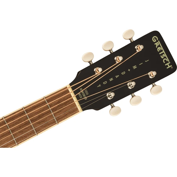 Gretsch Jim Dandy Parlour Electro-Acoustic Guitar - Black Top - Image 3