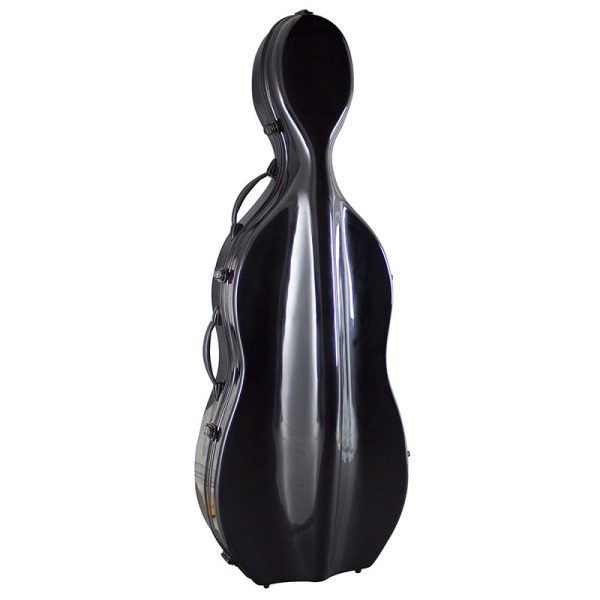 Hidersine Cello Case - Fibreglass - Black