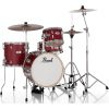 Pearl Midtown Bag Set MDT564/C-D572 Drum Kit - Matte Red - Image 4