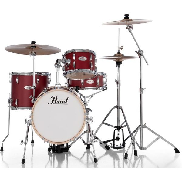 Pearl Midtown MDT564/C-D572 Drum Kit - Matte Red - Image 4
