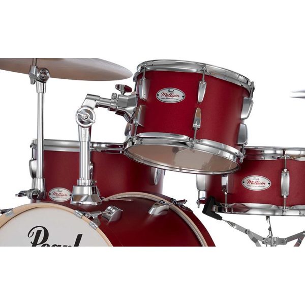 Pearl Midtown Bag Set MDT564/C-D572 Drum Kit - Matte Red - Image 7