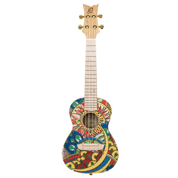 Ortega RUAR-HY Art Series Concert Ukulele - Catalpa Mystic India - Image 6