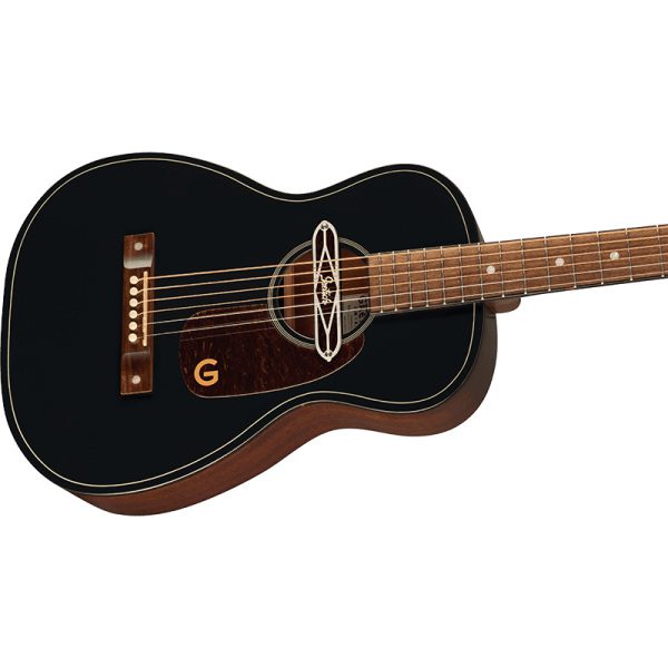 Gretsch Jim Dandy Parlour Electro-Acoustic Guitar - Black Top - Image 5