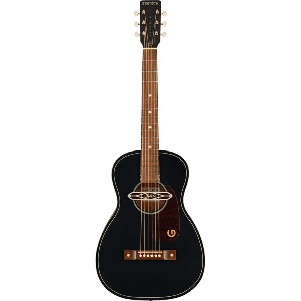 Gretsch Jim Dandy Parlour Electro-Acoustic Guitar - Black Top - Image 7