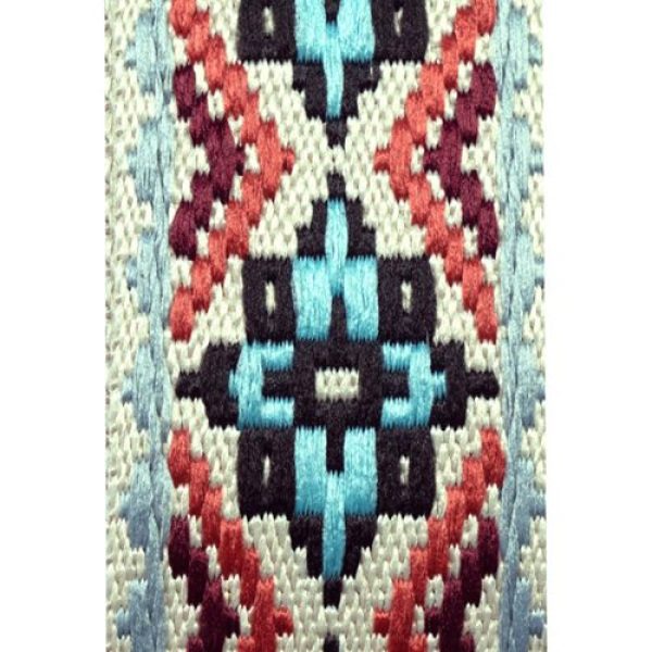 TGI Guitar Strap Woven Cotton Vegan - Multi - Image 2