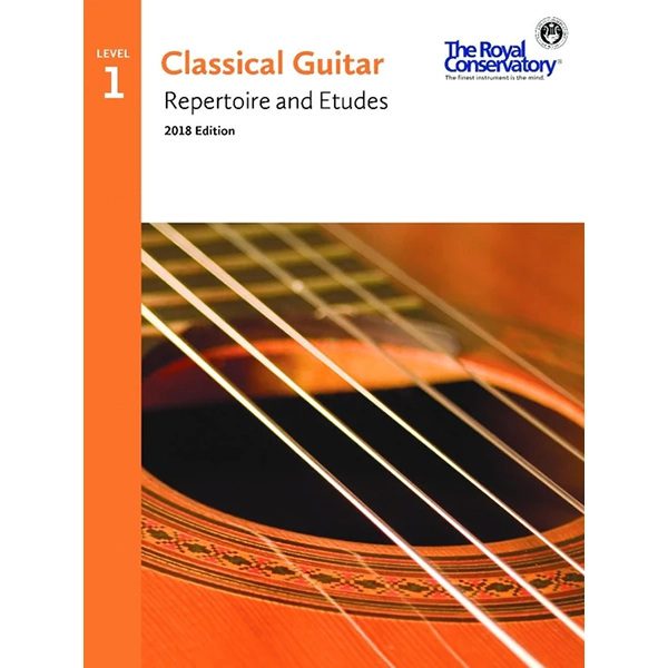 RCM - Classical Guitar Repertoire and Etudes - Level 1 2018 Edition