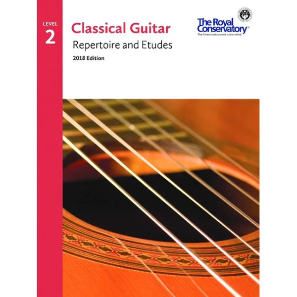 RCM - Classical Guitar Repertoire and Etudes - Level 2 2018 Edition