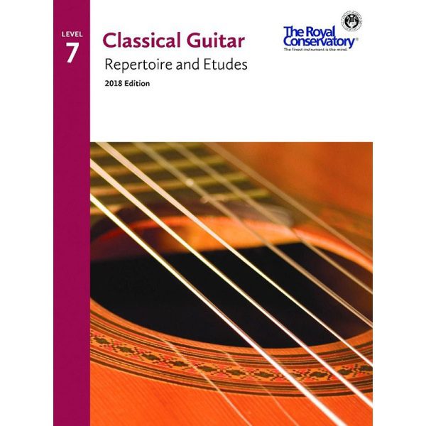 RCM - Classical Guitar Repertoire and Etudes - Level 7 2018 Edition