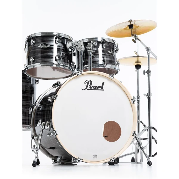 Pearl Export EXX725SBR/C778 Drum Kit w/Sabian SBR Cymbal Set - Graphite Silver Twist - Image 5