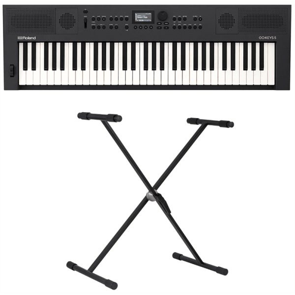 Roland - GO:KEYS 5 - Graphite w/Keyboard Stand