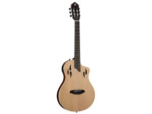 Ortega RTPSTD-NAT Tourplayer Thin Body Guitar - Solid Okoume - Natural