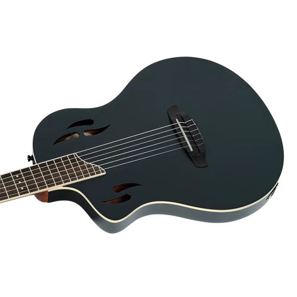Ortega RTPSTD-SBK Tourplayer Thin Body Guitar - Left Handed - Satin Black - Image 4