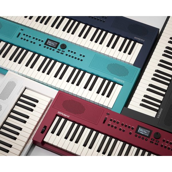 Roland GO:KEYS 3 - Dark Red w/Keyboard Stand - Image 3
