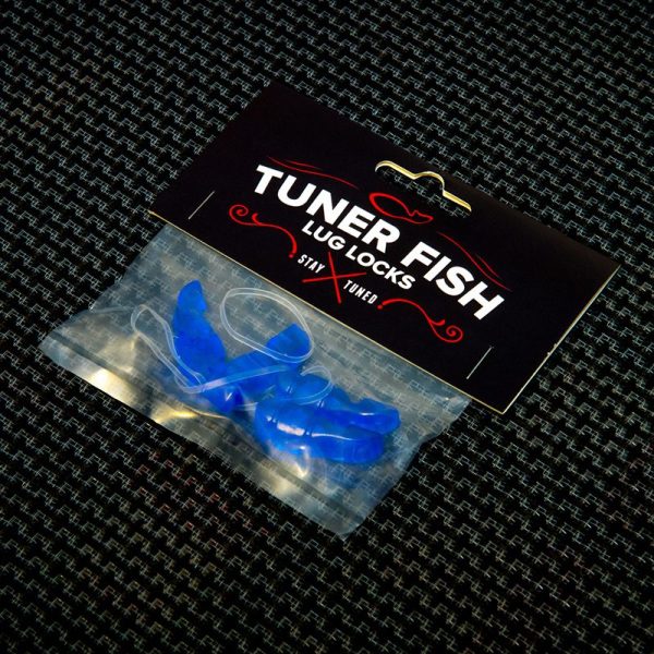 Tuner Fish Lug Locks - Blue - 4 Pack