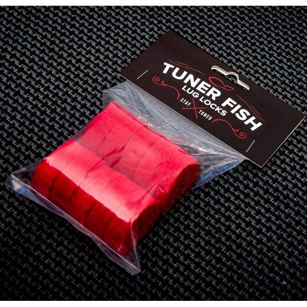 Tuner Fish Cymbal Felts - 10 Pack - Red