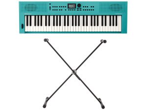 Roland GO:KEYS 3 - Music Creation Keyboard - Turquoise w/Keyboard Stand