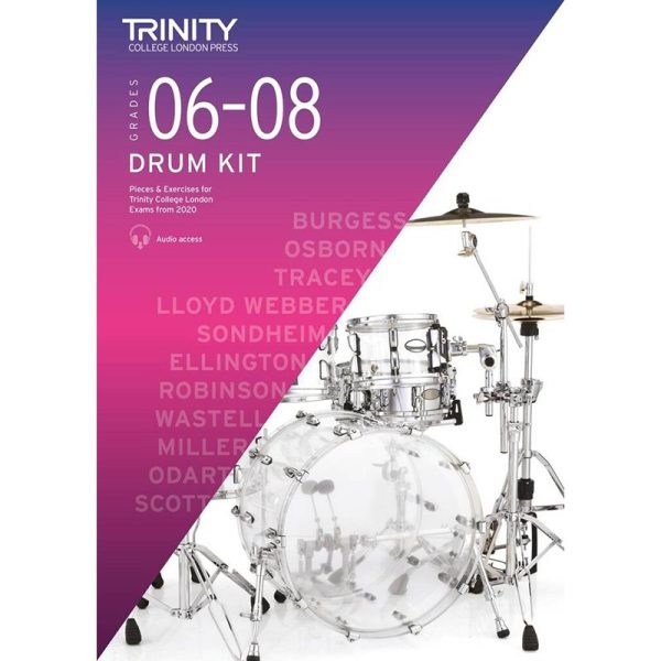 Trinity College London - Drum Kit - From 2020 - Grade 6-8