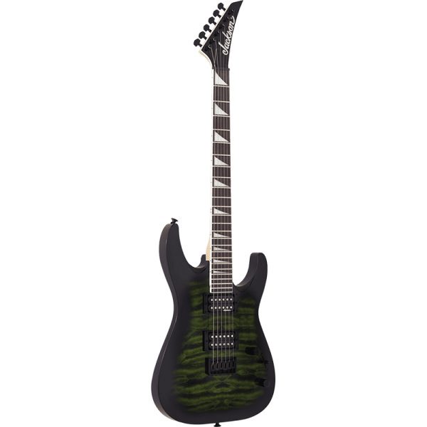 Jackson JS32Q Dinky Arch Top DKA - Transparent Green Burst - Image 6