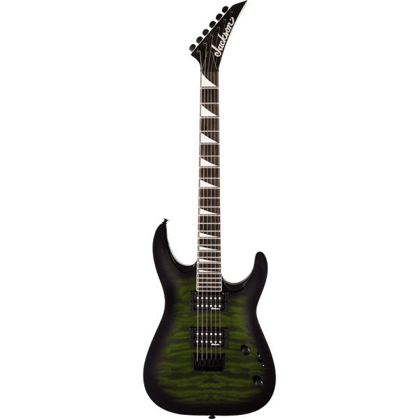 Jackson JS32Q Dinky Arch Top DKA - Transparent Green Burst
