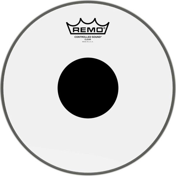 Remo 10" Controlled Sound Clear Black Dot