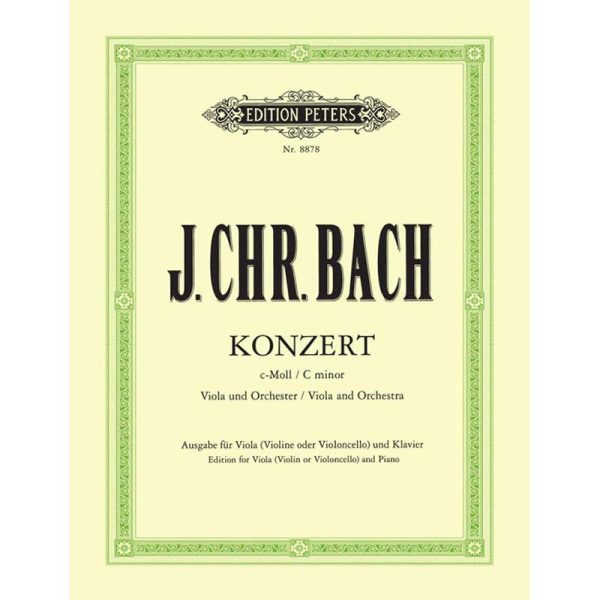 J.Chr. Bach - Concerto In C Minor - Viola + Piano