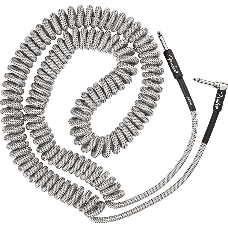 Fender Professional Series Coil Cable - 30' - White Tweed
