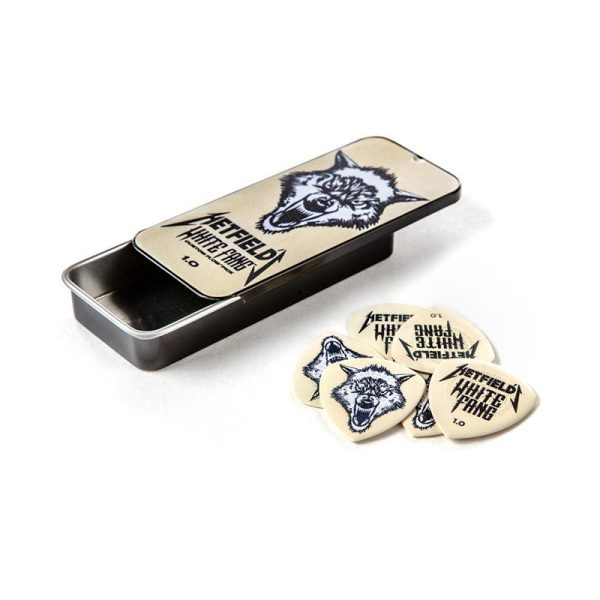 Dunlop James Hetfield's White Fang Pick Tin - 1.0mm