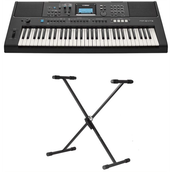 Yamaha PSR-E473 w/Keyboard Stand